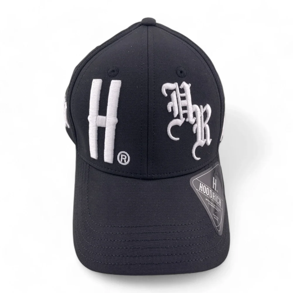 Hoodrich OG Heat Sport Strapback Internal Zipper Pocket Black Adjustable Hat Cap